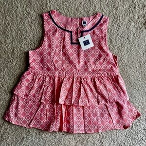 Janie and Jack Geometric Sleeveless Blouse NWT
